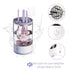 Make Up Brush Cleaner Cleanser Machine,Makeup Brush and Sponge Cleaner Machine,Automatic Makeup Brushes Wash So Quick and Easy to Use(White+Clear)...