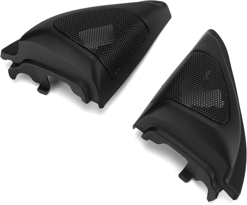 Aramox Stereo Speaker Trim, Pair Car Door Stereo Speaker Cover Trim Audio Tweeter Cover Trim Replacement for Corolla 2003?2006 Black......