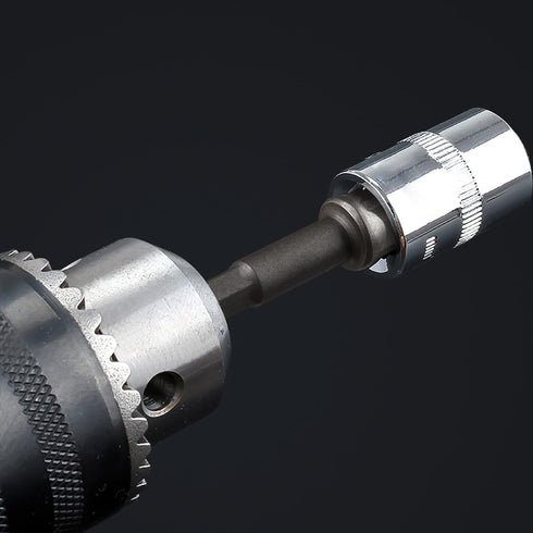 OIIKI 12 Pack 3/8 inch(10mm) Square Socket Adapter Bit Set, Impact Driver Power Bits for Automotive DIY-1/4 Hex Shank...