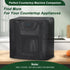 Coffee Machine Cover, Universal Waterproof Shield for Countertop Appliances in Home, Garage and Office, Black...