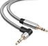 3.5mm Audio Cable 4 ft AUX Cord Male to Male AUX Headphone Cable aux Cable Stereo Aux Jack to Jack Cable 90 Degree Right Angle Auxiliary Cord......