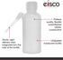 EISCO Wash Bottle, 500ml - Polyethylene - Translucent, Unbreakable - Screw Cap with Down Spout for Dispensing Liquid Labs...