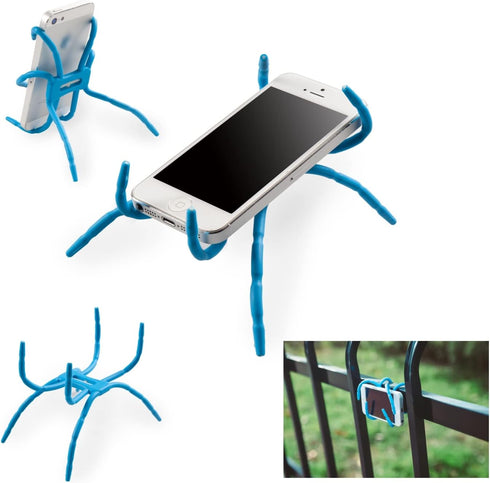 2Pack Phone Holder Universal Multi-Function Flexible Grip Holder Phone Car Holder Mount Stand for Smartphone (Blue)......