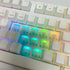kutethy Gateron Switches Milky White Mechanical Keyboard Yellow 5pins for All MX Mechanical Keyboard(72 Pcs, White)...