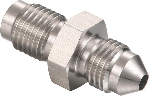 3AN Male to 3/8-24 Male Inverted Flare Stainless Steel Brake Adapter Fitting Connector...