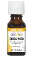 Aura Cacia Sandalwood Essential Oil in Jojoba Oil, 0.5 fl. oz., Woodsy, Balsamic-like Aroma For Skin Care & Centering...