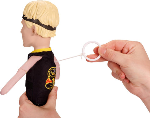 12" Talking Plush Johnny from The Cobra Kai Series, Pull String Toy Collectible Plush...