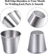 Ruisita 12 Pieces Stainless Steel Shot Cups Stainless Steel Shot Glass Drinking Tumbler (1 Ounce/30 ml)...