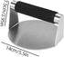 Burger Press,Stainless Steel Grill Press,Bacon Press,5.5Inch Round Non-Stick Burger Press with Anti-Scald Handle?Griddle Cooking Tools for Hamburg...