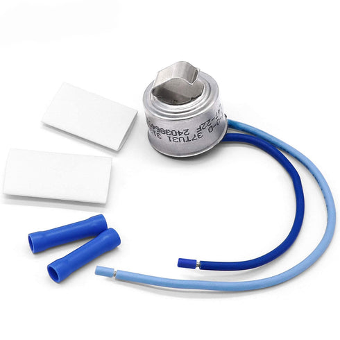 5303918202 Defrost Thermostat Refrigerator Defrost Heater Kit Fit for Ken-More & Frigi-daire Refrigerators Replaces AP2150133, 241619705, 833603, AH469510, EA469510, PS469510