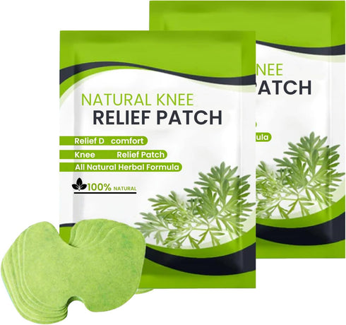 Herbal Knee Patches, Natural Herbal Knee Patches for Relief, Warming Herbal Plaster Patches, Natural Herbal Extracts...