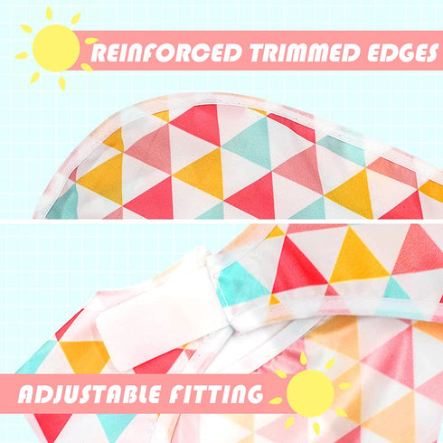 Little Dimsum Full Sleeved Feeding Bib 2 Pack,Baby & Toddler Waterproof Bib Apron,Food Protection Large Pocket Eating Smock 6-36 Months(Pink/Red)...