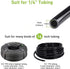 50pcs Drip Irrigation Emitters with Stake, Adjustable 360 Degree Water Flow Lock Barbed Dripper for 1/4" Drip Irrigation Tubing?Garden Irrigation ...