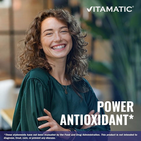 Vitamatic Alpha Lipoic Acid (ALA) 600mg Per Serving - 240 Vegetable Capsules - 120 Servings - Non-GMO & Gluten Free...