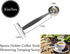 Espresso Scoop with Tamper 2 In 1 Stainless Steel Coffee Scoop Tamping Dual-Purpose Coffee Spoon Powder Hammer Tamper Multi Function Spoon Holder ...