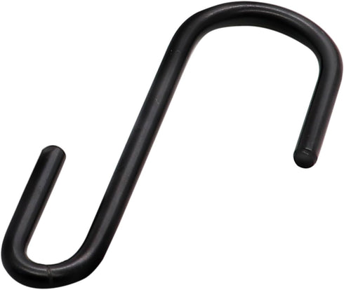 24 Pack ESFUN 3 inch Heavy Duty S Hooks Black Pan Pot Holder Rack Hooks S Shaped Hanging Hooks Hangers for Kitchenware Spoons Pans Pots Utensils C...