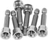 Screwdriver Bit, PH2 Drywall Screw Setters, 2 Inch, 6 Pieces, Transparent plastic case...