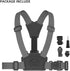 SUREWO Adjustable Chest Strap Mount Compatible with GoPro Hero 12/11/10/9/8/7/6/5 Black,DJI Osmo Action 3/2,Insta 360 ONE R and Most Action Camera...