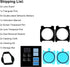 Sticky Lens Guards + Screen Protector for Insta360 ONE RS / Insta360 ONE R, 2 Set Twin Screen Protector Tempered Glass Film Lens Cover Accessories...