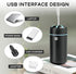 Car Humidifier, Car Diffusers for Essential Oils, Car Air Freshener Diffuser, USB Cool Mist Humidifier Diffuser for Car Home Office Bedroom (Black...