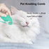Pet Knotting Comb, Dematting Tool for Cats and Dogs, Pet Hair Removal Tool, Effectively Remove Knots and Tangles with Our Matt-Splitting Tool, Kno...