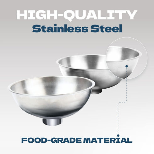 Raised Cat Food Bowls - Two Replacement Bowls Set, Elevated Tilted Bowls, Stainless Steel Bowls, Cat Feeding Bowls (2 pcs)...