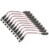 HiLetgo 10pcs 9V Battery Clips 9 Volt I-Type Snap-on Leather Battery Buckle Connector with DC 5.5x2.1mm Male Plug(I-Type with DC Plug)...