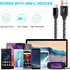 Fast Charging Charger Cable for Samsung Galaxy A11 A01 A21 A51 A71 A9 A12 A32 A52 A72 A13 A10E A03s A15 A14, S24 S23 S22 S21+ S20 FE Note 20 Ultra...