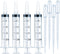 4 Pack 20mL Syringes for Lip Gloss Making Supplies Liquid TKP Lipgloss Base Flavoring Oil Oral Medicine Injection Feeding- with Tip Cap and Pipett...