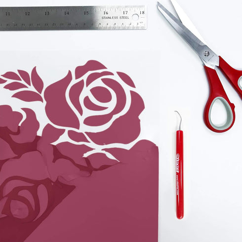 Siser EasyWeed Heat Transfer Vinyl 11.8" x 2FT Roll - Compatible with Siser Romeo/Juliet & Other Professional or Craft Cutters - Layerable - CPSIA...