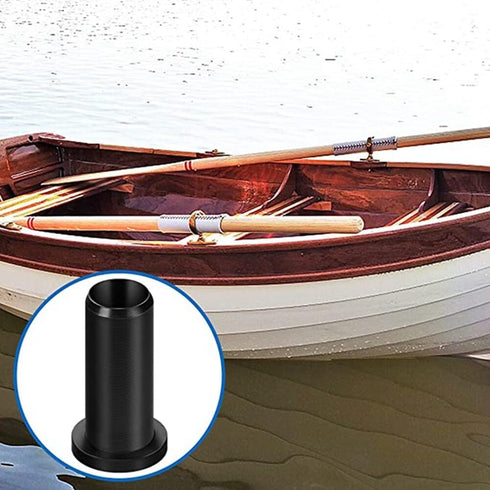 Oar Lock Socket Insert 4 Pack Oarlock Socket Bushing for Oar Protector Boat Hardware Socket Boat Tool Holder Nylon Oar Sleeve Protector Kayak Padd...