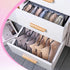 3 Set Underwear Organizer, Foldable Bra Underwear Drawer Organizer Divider Bins for Underwear, Socks, Ties, Bras, Underwear Storage Compartment Bo...