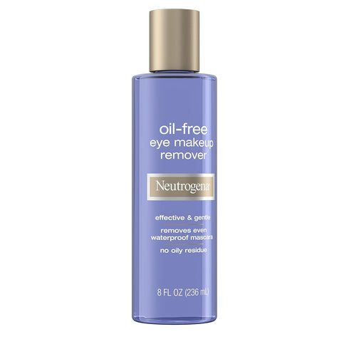 Neutrogena Gentle Oil-Free Eye Makeup Remover & Cleanser for Sensitive Eyes, Non-Greasy Makeup Remover, Removes Waterproof Mascara, Dermatologist ...