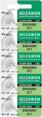 377 SR626SW 1.55V 0% Hg Silver Oxide Watch Battery (5 Batteries) Made in Japan by Seiko...