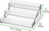 mDesign Plastic Kitchen 3-Tier Spice Rack Holder, Storage Organizer for Cabinet, Counter, Pantry, Shelf, Hold Spices, Seasoning, Jars, Canned Food...