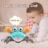 Crawling Crab Baby Toys - Infant Tummy Time Toy Gifts 3 4 5 6 7 8 9 10 11 12 Babies Boy Girl Dancing Walking Moving Learning Crawl 0-6 to 12-18 Mo...