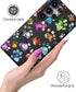 Compatible with Samsung Galaxy S24 Ultra Case Cute with Card Holder/Slim Wallet Phone Case for Women Galaxy S24 Ultra/Colorful Doodle Paws Dog Cra...
