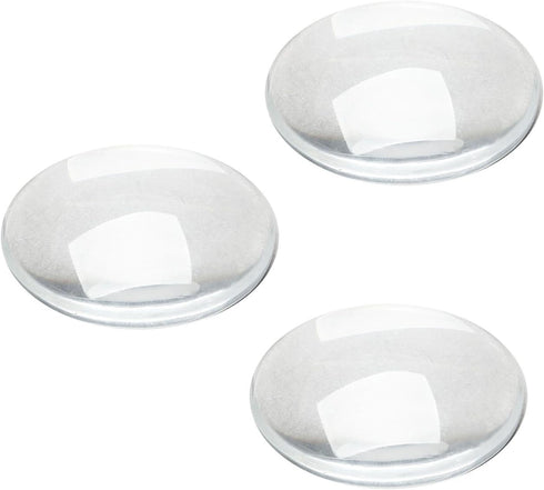 Glass Cabochons Dome Tiles, 40PCS 25mm, Thickness 6.2mm, Clear Round Flat Back Dome Cabochons Set for DIY Craft Photo Charms, Cameo Pendants, Ring...