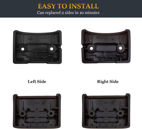 Cloud 2 Hinge Buckles as Same as The OEM Cloud II Slider Clamps Good Fit Hinge Side Covers Parts Replacement for HyperX Cloud 2 Wired/Cloud Wired/...