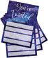 Printed Party Kids Birthday, Outer Space Galaxy, 25 Invitations and Envelopes...