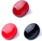 VKO Metal Soft Shutter Release Button,Delicate Camera Shutter Button Black Red Dark-red 11mm Concave Surface(3 Pack)...