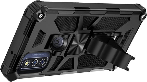 for Moto G Pure 2021 /Moto G Power 2022 Case, Military Grade, Drop Tested Cover, Built-in Kickstand Compatible with Magnetic Car Mount, Protective...