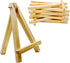 10 Pcs 6 Inch Mini Wood Display Easel for Displaying Small Canvases, Photos...