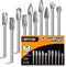 Carbide Burr Set Compatible with Dremel Rotary Tool 10Pcs Die Grinder Bits Rotary File Rasp with 1/8” Shank and 1/4” Grinding Head Accessories for...