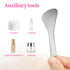 2Pcs Cosmetic Spatula Reusable Facial Massage Spatula Practical Mini Makeup Eye Cream Applicator Multi-functional Beauty Face Skincare Spoon for M...