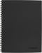 Cambridge Notebook, Business Notebook, 7-1/4" x 9-1/2", 80 Sheets, Ruled, Action Planner, Flexible Cover, Wirebound, Gray (06122)...