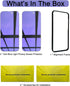 2 Pack Compatible with iPhone 15 Pro Privacy Screen Protector with Alignment Frame, Anti-Spy Anti-Blue Light Eye Protection Scratch Resistant Temp...
