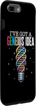 iPhone 7 Plus/8 Plus Science I've Got Geneious Idea Helix Twisting DNA Light Bulb Case...