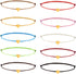 YJT Heart Wish Bracelet That Fall Off Make A Wish Red String Bracelets for Women Teen Girls Handmade Jewelry Adjustable 7" to 11.8", 10 pc...