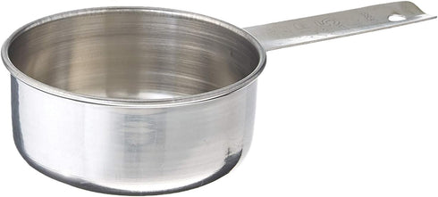 Tablecraft (724C) 1/2 Cup Stainless Steel Measuring Cup (2-Pack)...